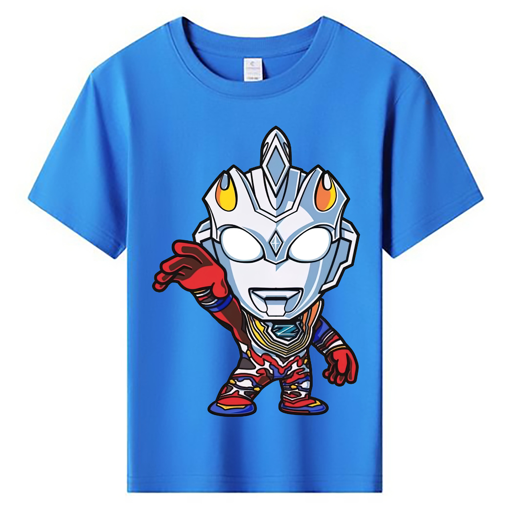 （画像用） ウルトラマン Ultraman 綿100％キッズTシャツ（フロントプリント）